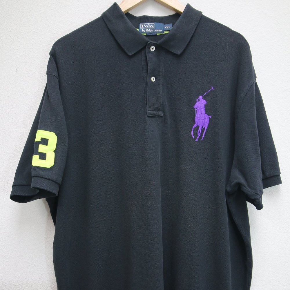 Ralph Lauren Men's Knit Polo Shirt- Big Pony